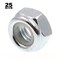 Prime-Line Nylon Insert Lock Nuts, Class 8 Metric, M8-1.25, Zinc Plated Steel (25 Pack) 9117645 - alternate 2